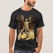 Grote rode draak t-shirt (Voorkant)