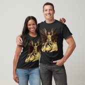 Grote rode draak t-shirt (Unisex)