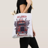 GROTE RODE DRAAK TOTE BAG (Dichtbij)