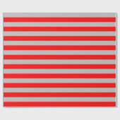 Grote rode en grijze strips voor het ompakken van  cadeaupapier (Vlak)