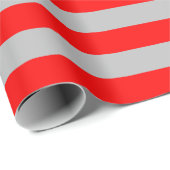 Grote rode en grijze strips voor het ompakken van  cadeaupapier (Rol Hoek)