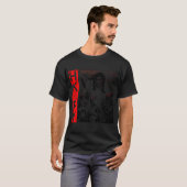 Grote Rode Frame Typografie T-shirt (Voorkant volledig)