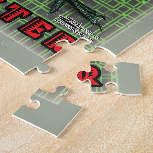 Grote Rode Haan Legpuzzel (Zijkant)