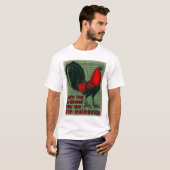 Grote Rode Haan T-shirt (Voorkant volledig)
