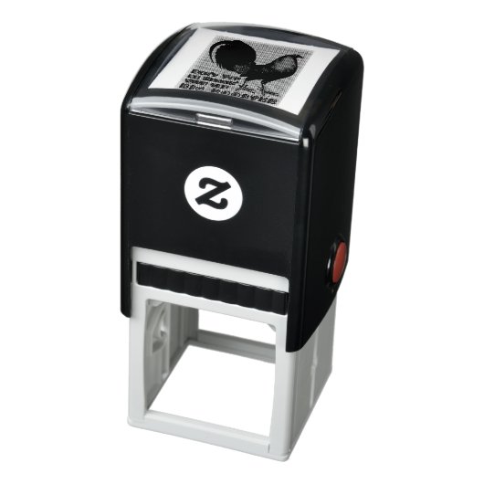 Grote Rode Haan Zelfinktende Stempel (Product)