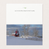  grote rode kerst Kaarten (Buitenkant ongevouwen)