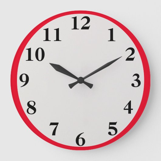 Grote rode klok (Voorkant)