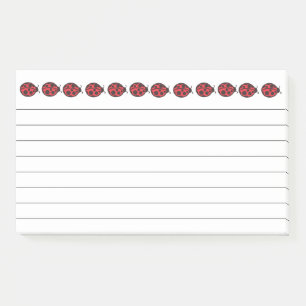 Grote Rode Lieveheersbeestje Post It Notities Post-it® Notes
