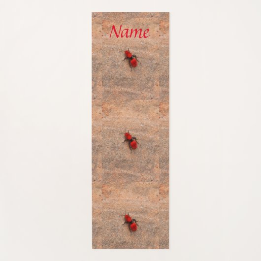 Grote rode mieren Thunder_Cove Yogamat (Voorkant)