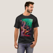 Grote rode octopus t-shirt (Voorkant volledig)