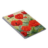 Grote rode papaver notitieboek (Rechterzijde)
