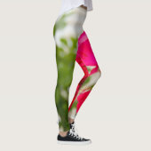 Grote rode rozen in de tuin leggings (Rechts)