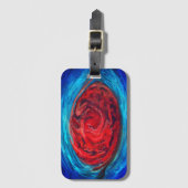 Grote rode vlek van Jupiter Bagagelabel (Voorkant (verticaal))