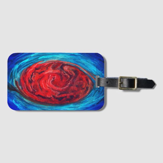 Grote rode vlek van Jupiter Bagagelabel (Voorkant (horizontaal))