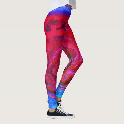 Grote rode vlek van Jupiter Leggings (Rechts)