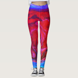 Grote rode vlek van Jupiter Leggings