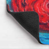 Grote rode vlek van Jupiter Mousepad Muismat (Hoek)