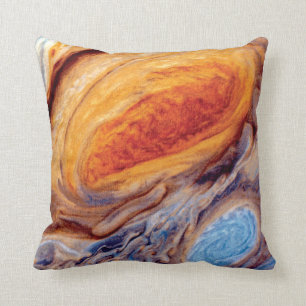 Grote Rode Vlek van Jupiter - NASA Voyager-foto Kussen