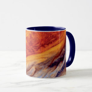 Grote Rode Vlek van Jupiter - NASA Voyager-foto Mok
