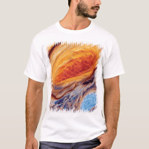 Grote Rode Vlek van Jupiter - NASA Voyager-foto T-shirt