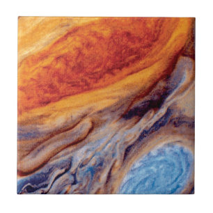 Grote Rode Vlek van Jupiter - NASA Voyager-foto Tegeltje