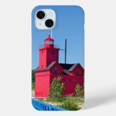 Grote Rode vuurtoren Case-Mate iPhone Case (Achterkant)