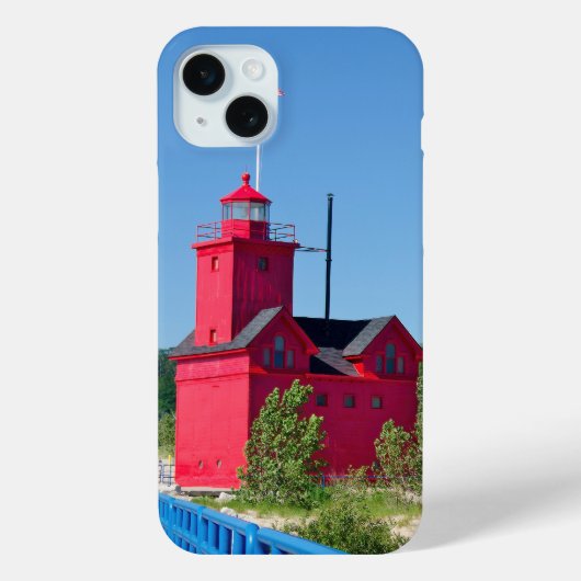 Grote Rode vuurtoren Case-Mate iPhone Case (Achterkant)