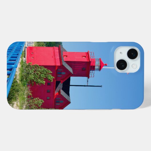 Grote Rode vuurtoren Case-Mate iPhone Case (Achterkant (horizontaal))