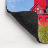 Grote Rode vuurtoren in Michigan Muismat (Hoek)