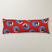 Grote Rode Vuurtoren Schilderen Holland Originele Lichaamskussen (Achterkant)