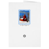 Grote Rode vuurtoren schilderen - Oorspronkelijke  (Achterkant)