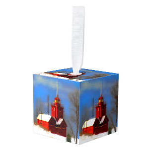 Grote Rode vuurtoren schilderen - Oorspronkelijke  Decoratie