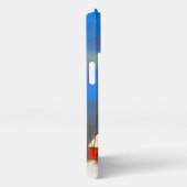 Grote Rode vuurtoren schilderen - Oorspronkelijke iPhone Hoesje (Rechterkant)