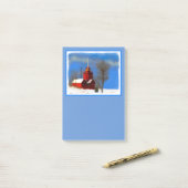 Grote Rode vuurtoren schilderen - Oorspronkelijke  Post-it® Notes (Op bureau)