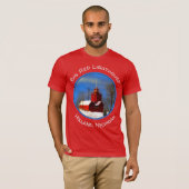 Grote Rode vuurtoren schilderen - Oorspronkelijke  T-shirt (Voorkant volledig)