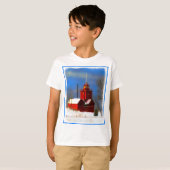 Grote Rode vuurtoren schilderen - Oorspronkelijke  T-shirt (Voorkant volledig)