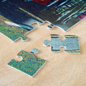 Grote Rode Zware Vrachtwagen voor Truckers & Vrach Legpuzzel (Zijkant)