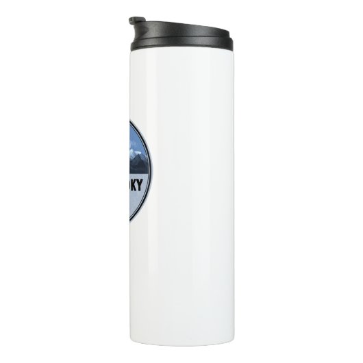 Grote rokerbergkamperij thermosbeker (Geroteerd rechts)