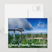 Grote rokergebergte briefkaart (Voorkant / Achterkant)