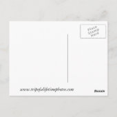 Grote rokergebergte briefkaart (Achterkant)