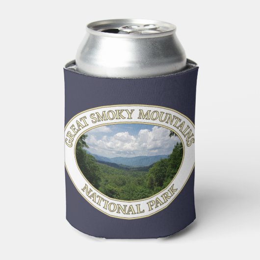 Grote rokergebergte in Tennessee Blikjeskoeler (Blikje Voorkant)