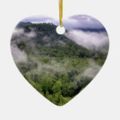 Grote rokergebergte keramisch ornament (Voorkant)