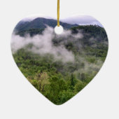 Grote rokergebergte keramisch ornament (Achterkant)