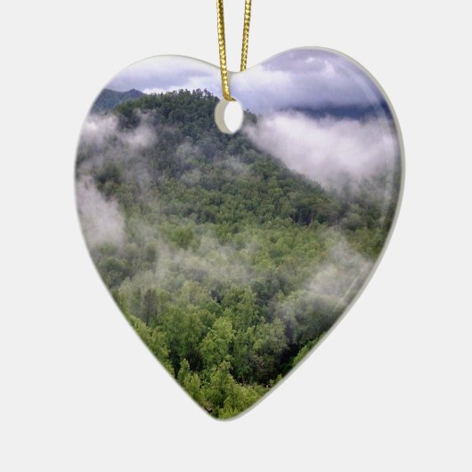 Grote rokergebergte keramisch ornament (Links)