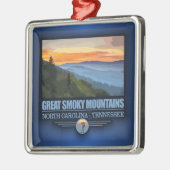 Grote rokergebergte metalen ornament (Links)