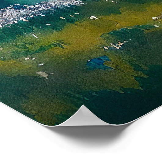 Grote rokergebergte poster (Hoek)