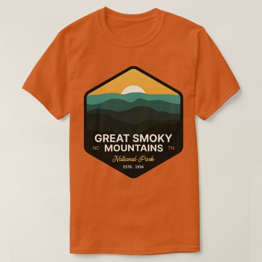 Grote rokergebergte t-shirt (Design voorkant)
