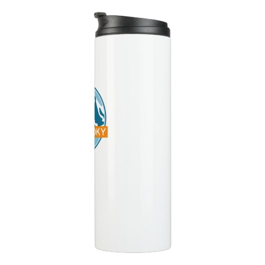 Grote rokergebergte thermosbeker (Geroteerd rechts)