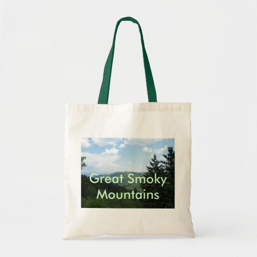 Grote rokergebergte tote bag (Voorkant)