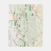 Grote rokergebergte — vlootsdeken fleece deken (Voorkant)